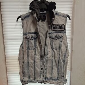 Sleeping With Sirens Denim Vest